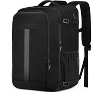 Cabin Bag 55x35x25 for Air France 48L Large Travel Backpack Hand Luggage Backpack Carry On Bag Travel Cabin Backpack Flight Approved Travel Rucksack Fit 18.4 Inch Laptop with USB Charging Port-Black