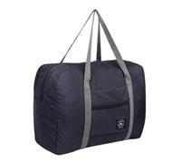 Cabin Bag Foldie Travel Carry On Duffel Bag Waterproof Carry On Luggage Lightweight Travel Luggage for Sports Mini Gym Travel-Gifts for Women Vacation Luux Travel Megabag-Travel-Bags (Dark Blue)