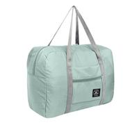 Cabin Bag Foldie Travel Carry On Duffel Bag Waterproof Carry On Luggage Lightweight Travel Luggage for Sports Mini Gym Travel-Gifts for Women Vacation Luux Travel Megabag-Travel-Bags (Light Blue)