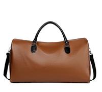Cabin Bag Large-Capacity Portable Travel Bag Waterproof Men Brown Computer Bag Travel and Business Trip Storage Boarding Bag(Schwarz)(2)