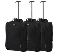 Cabin Bag Set of 3 55x35x20 easyJet Trolley 2-Wheel Hand Luggage