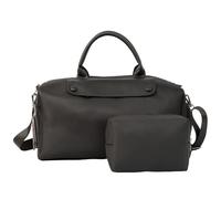 Cabin Bags 40x20x25 Underseat: Small Carry On Bag for Women Weekend Bags with Shoe Compartment & Cosmetic Bag for Travel, Gym, Dance, Yoga - Black