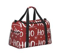Cabin Bags Duffel Bag Holdall Hand Luggage Case Carry on Luggage Flight Bag Baggage Organiser Storage, Christmas Hohoho Pattern