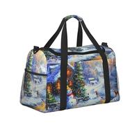 Cabin Bags Duffel Bag Holdall Hand Luggage Case Carry on Luggage Flight Bag Baggage Organiser Storage, Christmas Snowman and Reindeer