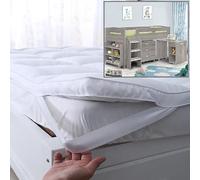 CABIN BED / STUDY BUNK SHORTY BED 800g Mattress TOPPER (4 Corner Elastic Anchors) "PREMIUM RANGE" (27" x 63")