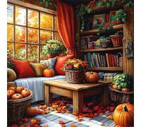 Cabin Bookshelf 1000 Piece Jigsaw Puzzles for Adults and Kids, Impossible Puzzle, Jigsaws 1000 pieces for adults Gifts, Difficult jigsaw puzzles for The Whole Family