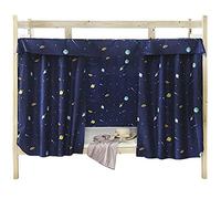 Cabin Bunk Bed Tent Curtain Cloth Dormitory Mid-sleeper Bed Canopy Spread Blackout Curtains Dustproof Mosquito Protection Screen Net