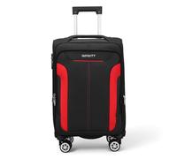 Cabin Carry on Suitcase 20" Lightweight 4 Wheels Spinner 3-Digit Combination Lock Soft Shell Luggage Hand Luggage Flight Bag for EasyJet Ryanair Birtish Airways and All Other Airlines 58x37x25