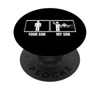 Cabin Crew Your Son My Son Dad Mom Funny Flight Attendant PopSockets Adhesive PopGrip