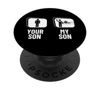 Cabin Crew Your Son My Son Dad Mom Funny Flight Attendant PopSockets Adhesive PopGrip