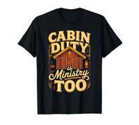 Cabin Duty is Ministry Too Christian Camp Value Graphic T-Shirt