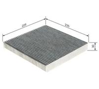 Cabin filter Activated Carbon Filter 1 987 435 518 BOSCH for HONDA CR-V III