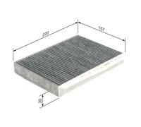 Bosch Filter, interior air 1 987 435 548