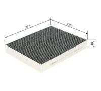 Cabin filter Activated Carbon Filter 1 987 435 552 BOSCH for FORD FORD USA