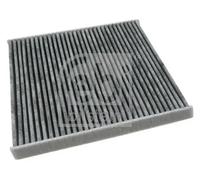 febi bilstein Cabin Filter (22166), Charcoal, Single, 0.23 kg
