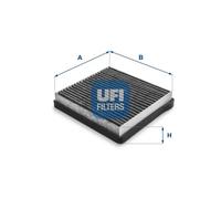 Cabin filter Activated Carbon Filter 54.113.00 UFI for SMART CITY-COUPE CABRIO