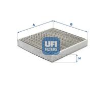 Cabin filter Activated Carbon Filter 54.122.00 UFI for RENAULT VEL SATIS