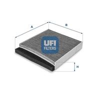 Cabin filter Activated Carbon Filter 54.126.00 UFI for VOLVO S70 C70 I Coupe