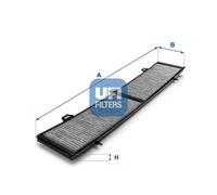 UFI Cabin Air Filter, Model 54.154.00, High Efficiency, Replacement Part for Improved Air Quality