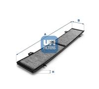 UFI Cabin Air Filter, Model 54.154.00, High Efficiency, Replacement Part for Improved Air Quality