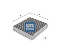 Cabin filter Activated Carbon Filter 54.158.00 UFI for VOLVO FORD