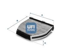 UFI Filters, Cabin Air Filter 54.163.00 | Replacement Filter, Suitable for Cars, Applicable to Various Models of Mercedes Benz