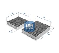 UFI FILTERS 54.164.00 Cabin Air Filter