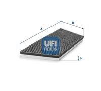 Cabin filter Activated Carbon Filter 54.194.00 UFI for PEUGEOT 206+ 206 Van