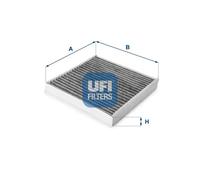 UFI Filters, Cabin Air Filter 54.223.00, Suitable for Cars, Applicable to Various Models of Ford