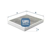 UFi Cabin Air Filter 54.230.00 Activated Carbon for Chevrolet Zafira 2.0L 4cyl