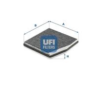 UFI Filters, Cabin Air Filter 54.262.00, Suitable for cars, Applicable to Various Models of Fiat
