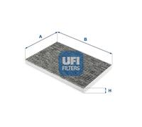 Cabin filter Activated Carbon Filter 54.268.00 UFI for NISSAN X-TRAIL II