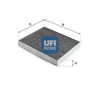 UFI Filters, Cabin Air Filter 54.284.00, Suitable for Cars, Applicable to Various Models of Porsche