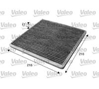 Cabin filter Activated Carbon Filter 715619 VALEO for TOYOTA SUBARU LEXUS