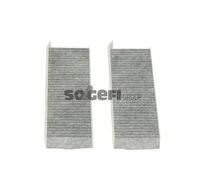 Cabin filter Activated Carbon Filter AHC261-2 PURFLUX for PEUGEOT CITROËN DS