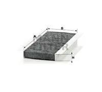 Cabin filter Activated Carbon Filter CUK 22 008-4 MANN-FILTER for BMW 3 Touring