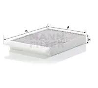 Cabin filter Activated Carbon Filter CUK 30 012 MANN-FILTER for MERCEDES-BENZ