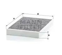 Cabin filter Activated Carbon Filter CUK 34 003 MANN-FILTER for VOLVO POLESTAR