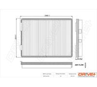 FILTER CABIN AIR DP1110.12.0190 FOR ALPINA ROLLS-ROYCE BENTLEY BMW 3.2L 6cyl B10