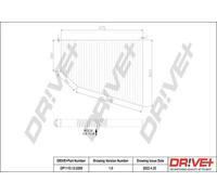 Cabin filter Activated Carbon Filter DP1110.12.0269 Drve+ for TESLA MODEL X