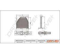 FILTER CABIN AIR DP1110.12.0272 FOR MERCEDES-BENZ C-CLASS/T-Model GLK-CLASS 2.1L