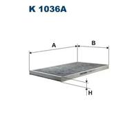 Cabin filter Activated Carbon Filter K 1036A FILTRON for AUDI A6 C4 A6 C4 Avant