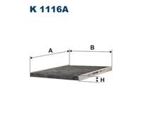 FILTRON K 1116A Pollen filter