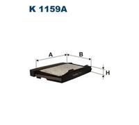 Cabin filter Activated Carbon Filter K 1159A FILTRON for SAAB 9-5 9-5 Estate