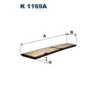 FILTRON K1169A FILTER, INTERIOR AIR
