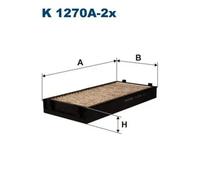 FILTRON K 1270A-2x Pollen filter