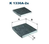 FILTRON K 1336A-2x Pollen filter