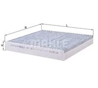 MAHLE ORIGINAL LAK 136 Pollen filter