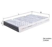 Cabin filter Activated Carbon Filter LAK 1377/S KNECHT for MERCEDES-BENZ S-CLASS