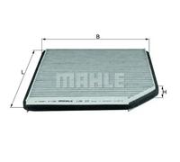 Cabin filter Activated Carbon Filter LAK 23 KNECHT for RENAULT LAGUNA I